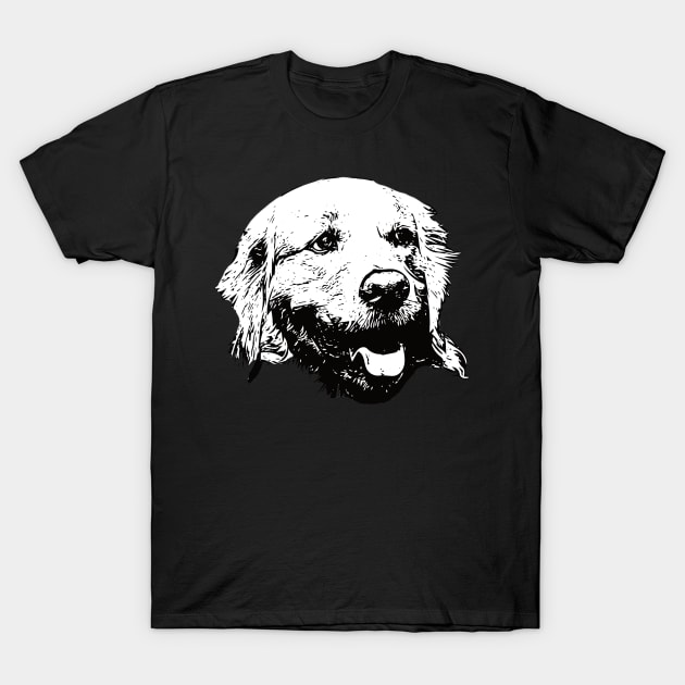 Golden Retriever - Golden Christmas Gifts T-Shirt by DoggyStyles